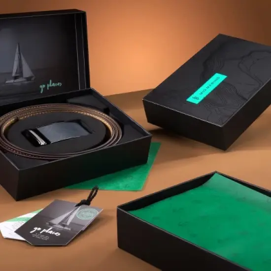 Mio Marino | Men's Indented Designer Ratchet Belt image {4}