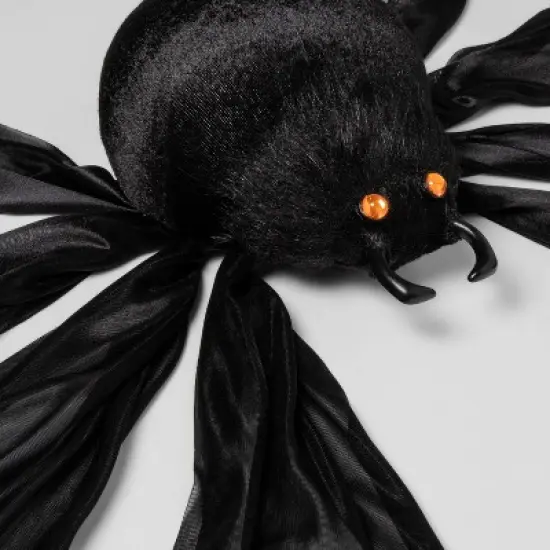 244" Large Flowing Fabric Spider Halloween Decorative Prop Black - Hyde and EEK! Boutique&trade; image {2}