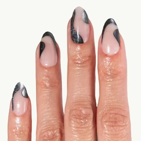 Chillhouse Chill Tips Fake Nails - Design Studio - Midnight Magic - 24ct image {1}