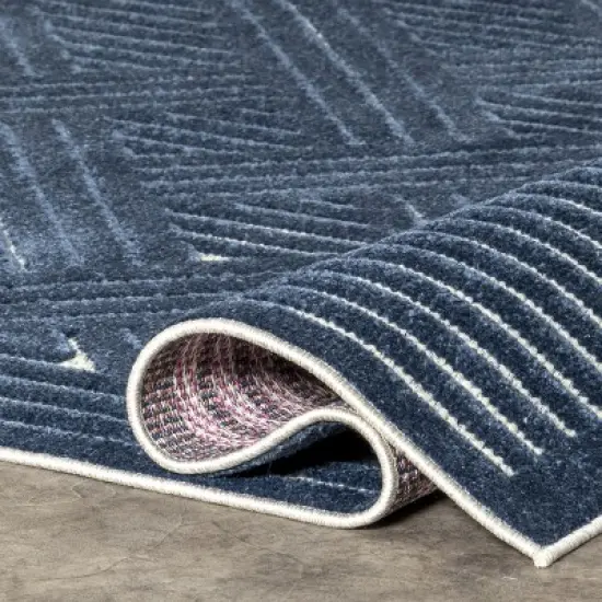 nuLOOM Onita Transitional Striped Indoor/Outdoor Patio Area Rug image {3}