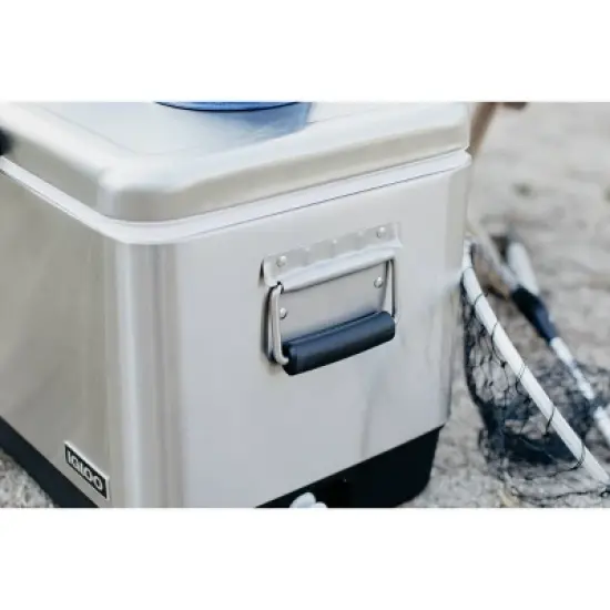 Igloo Legacy 54qt Stainless Steel Cooler image {10}