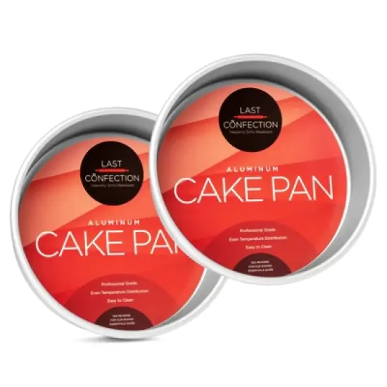 Last Confection 2pc Round Cake Pan Sets - Professional Bakeware image {10}