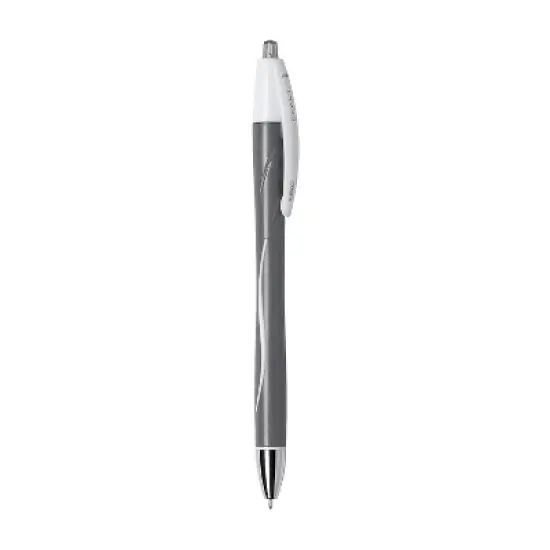 BIC Atlantis Exact Retractable Ballpoint Pen Black Ink .7mm Fine Dozen VCGN11BK image {6}
