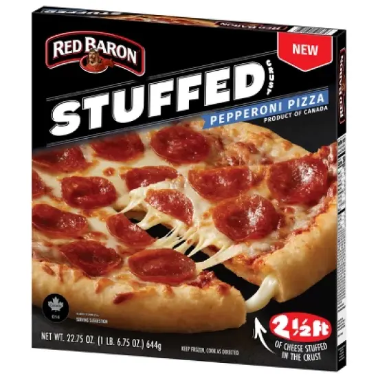 Red Baron Pepperoni Stuffed Crust Frozen Pizza - 22.75oz image {2}