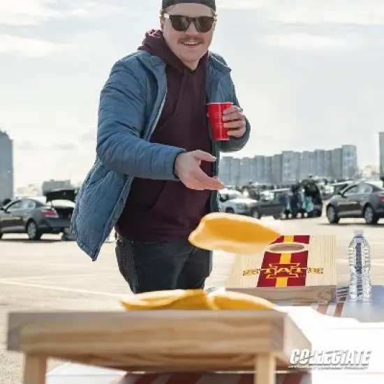 NCAA Iowa State Cyclones 1'x2' Wood Cornhole Set image {6}