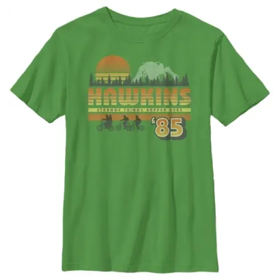 Boy's Stranger Things Retro Hawkins Bikers T-Shirt image {3}