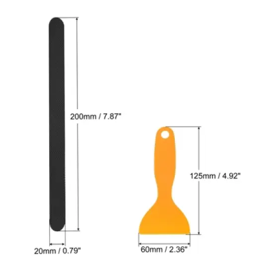 Unique Bargains Non Slip Bathtub Stickers Safety Shower Treads Adhesive Decal Square with Scraper for Stairs Shower Black 0.66 Ft  x 0.79" image {1}