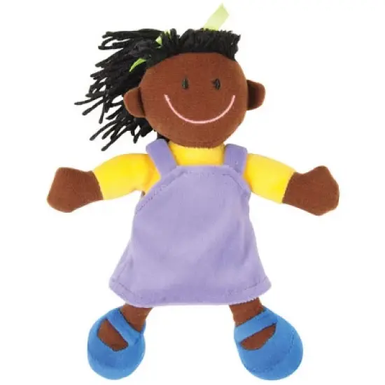 Kaplan Early Learning Diverse Soft Dolls with Yarn Hair - Set of 4 image {1}