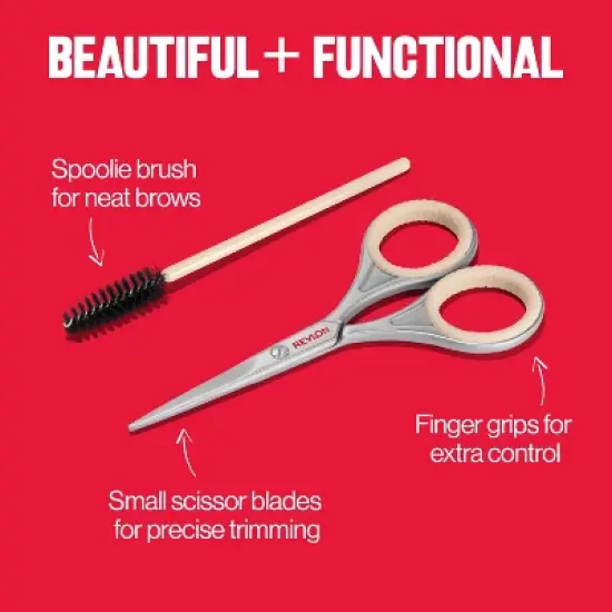 Revlon Designer Series with Brow Scissor and Spoolie Brush Set - 2pc image {5}