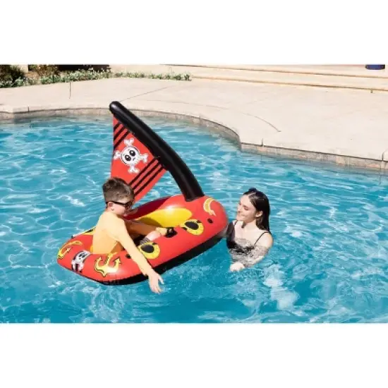 Poolmaster Pirate Boat Swimming Pool Float image {2}