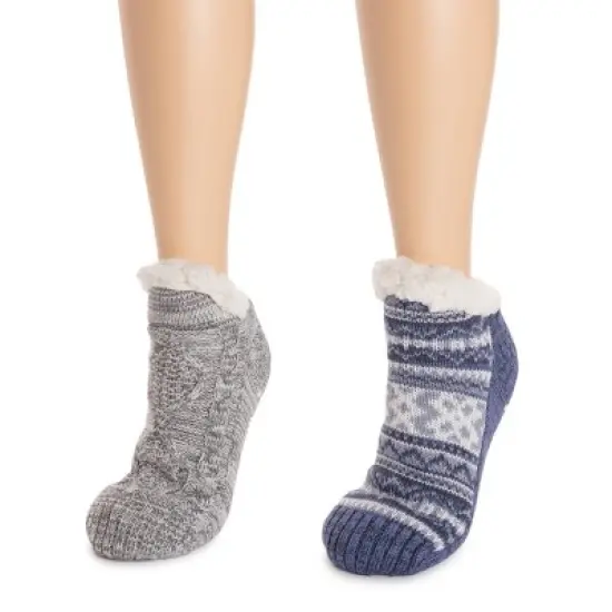 MUK LUKS Women's 2 Pack Short Cabin Sock image {5}