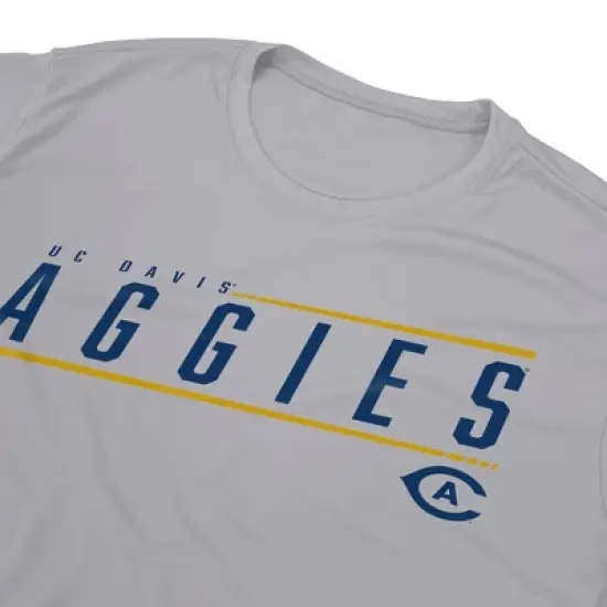 Men's Campus Lab University of California Davis Collegiate Sleek Men's Sport Active T-Shirt image {4}