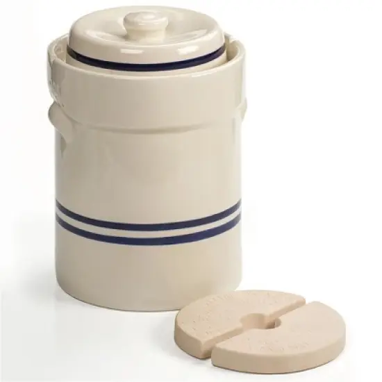 Ohio Stoneware 3 Gallon Fermentation/Preserving Crock Set - Great for Pickling and Sauerkraut!! image {4}