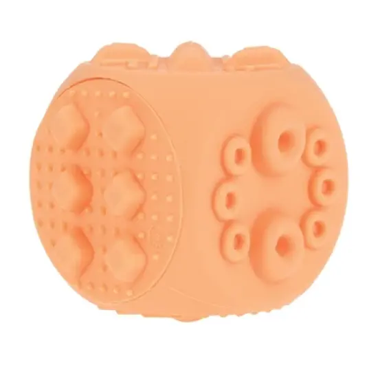 Nuby Silicone Block Poppers - Neutral - 2pk image {3}
