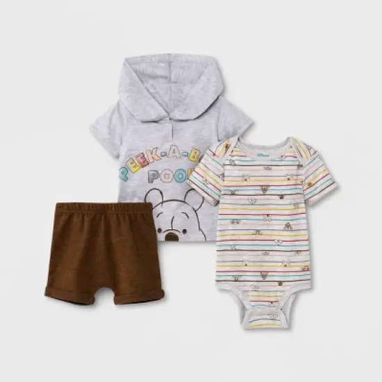 Baby 2pk Disney Winnie the Pooh Top and Bottom Set image {5}