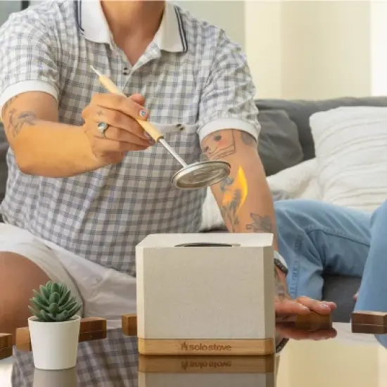 Solo Stove 6" Cube Firebowl Tabletop Fireplace image {4}