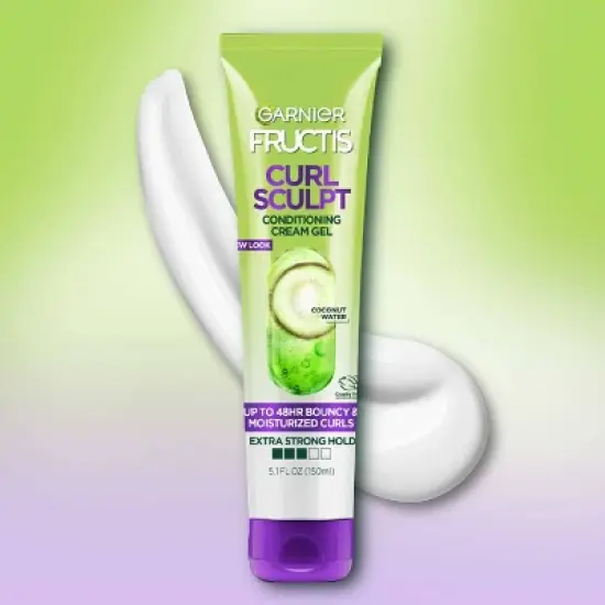 Garnier Fructis Style Curl Sculpt Conditioning Cream Gel - 5.1 fl oz image {1}