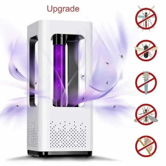5 Star Super Deals Photocatalytic 360&deg; Ultraviolet Mosquito Bug Fly Killer Fan Trap Noiseless Safe Electric Bug Fruit Fly Gnat,Moth Insect Trap image {2}