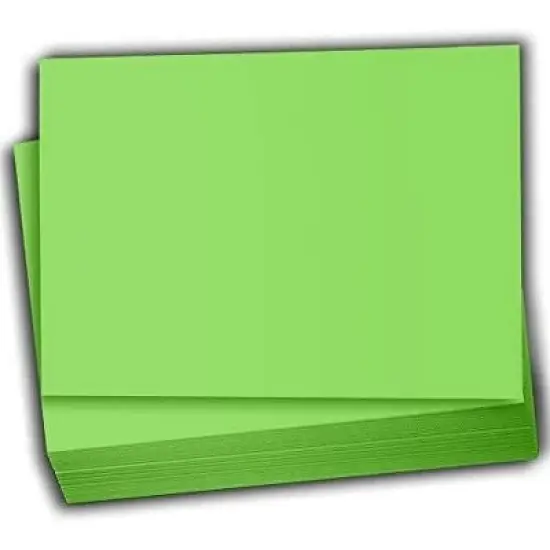 Hamilco Colored Scrapbook Cardstock Paper 4x6 Card Stock Paper 65 lb Cover 100 Pack (Green Apple) image {6}
