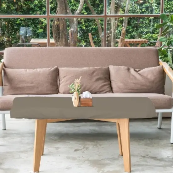 Covers&All Rectangular Table Top Cover, 1000D Outdoor Furniture Cover Waterproof, UV-Resistant image {3}