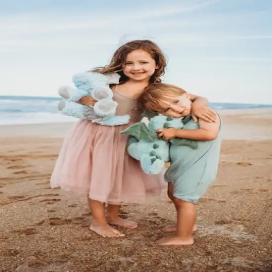 Bearington Collection Tracer Plush Triceratops Dinosaur Stuffed Animal, 11.5" image {3}