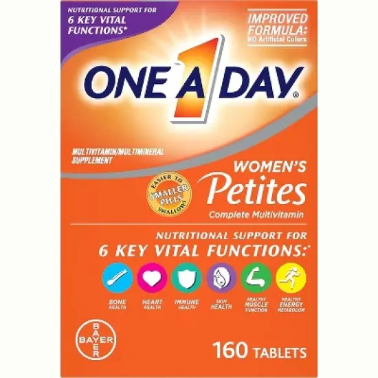 One-A-Day Women's Petites Complete Multivitamin 160ct image {1}