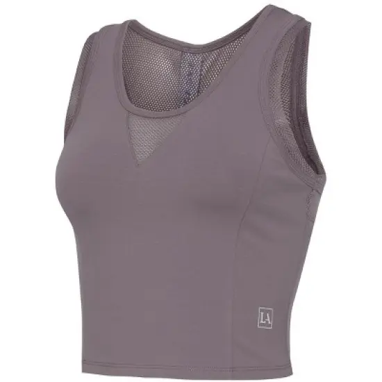 Women's Cropped Racerback Workout Top - LASCANA image {1}