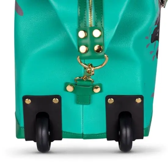 Pardon My Fro | Lily Jade Roller Bag, TEAL image {7}