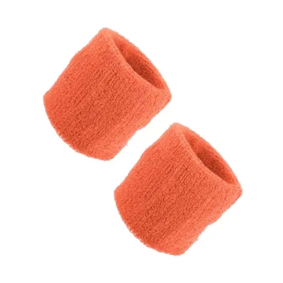 Unique Bargains Wrist Sweat bands Wristbands for Sport Absorbing Cotton Terry Cloth 3.15" 1 Pair image {18}