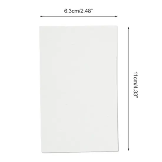 Unique Bargains Rectangle Compressed Facial Sponge 5 Pcs image {3}