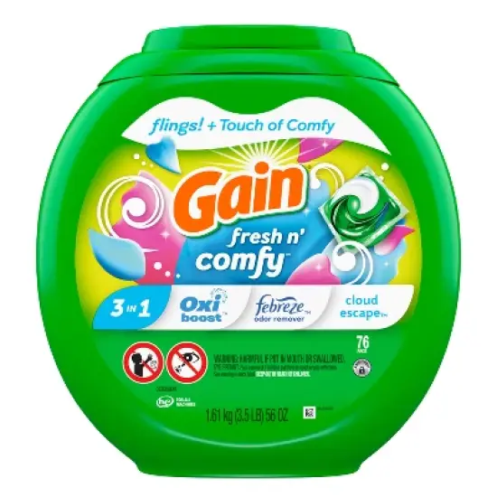 Gain Flings Laundry Detergent - Fresh & Comfy image {11}