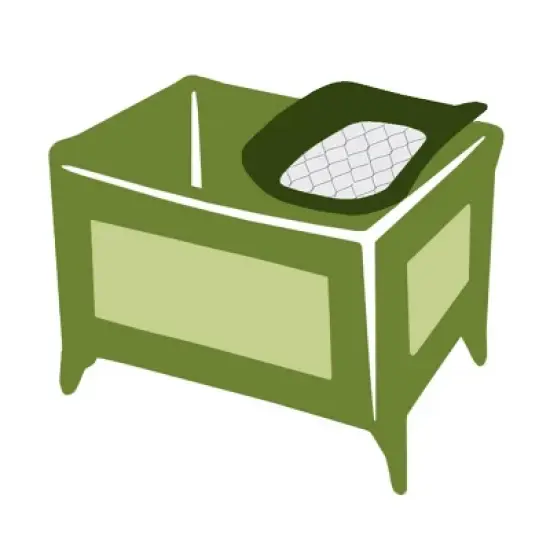 TL Care Waterproof Quilted Playard Changing Table Pads Made with Organic Cotton Top Layer - Natural image {1}