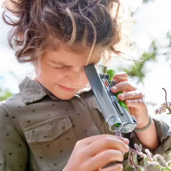 HABA Terra Kids Microscope - Pocket Size with Carabiner and 30x Magnification image {3}
