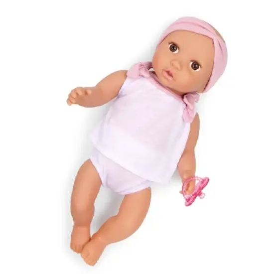 LullaBaby Doll With 2pc Outfit And Pink Pacifier image {3}