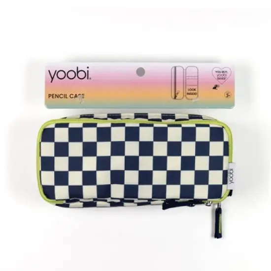 Yoobi Triple Zip Pencil Pouch image {5}