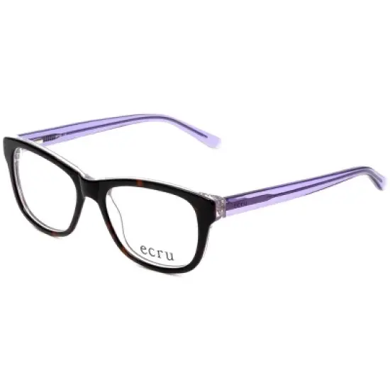 Ecru by Vivid Designer Reading Glasses Morrison-049 in Tortoise-Purple 51mm image {7}