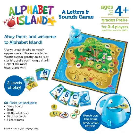 Learning Resources Alphabet Island Letter/Sounds Game image {4}