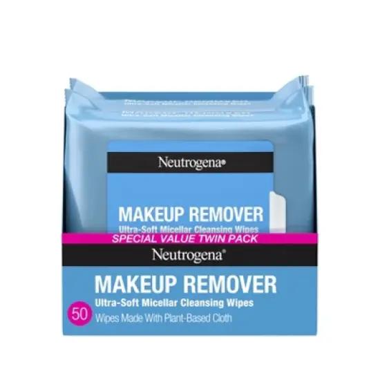 Neutrogena Facial Cleansing Makeup Remover Wipes image {12}