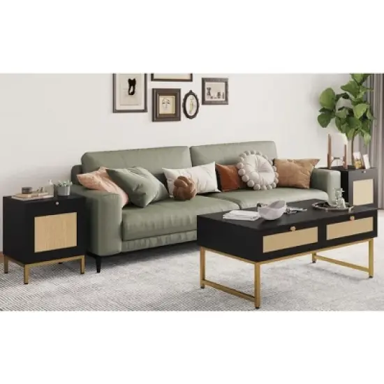 Rattan NightStand image {2}