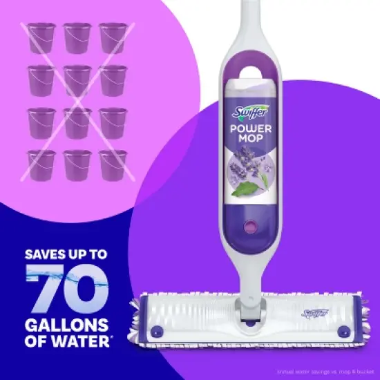 Swiffer Power Mop Multi-Surface Pad Refills & Solution Bundle Pack - 5ct image {8}