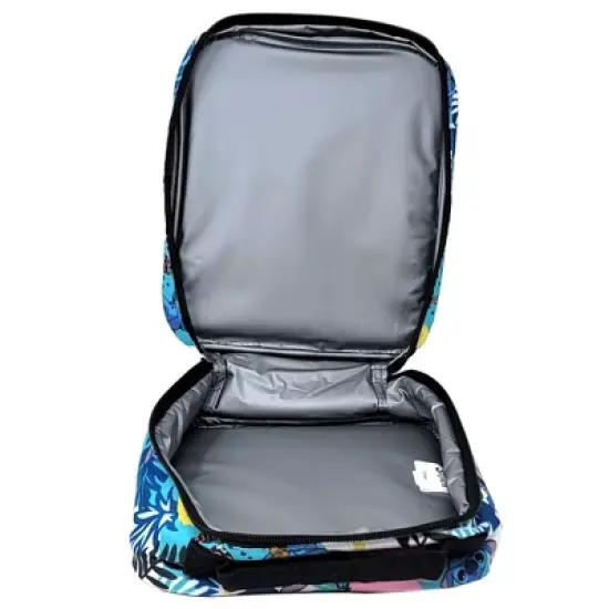 Disney Stitch all over print, bottom drop Lunch Bag for Kids age 3+, Unisex image {4}