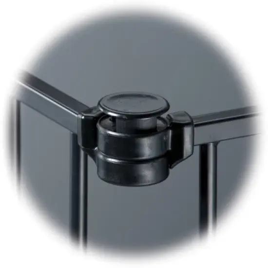 KidCo Auto Close Hearth Baby Gate with Two 24" Extensions (Total width up to 176") - Black image {6}