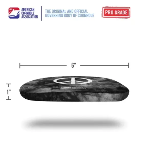 Tie-Dye Synergy Pro Black Cornhole Bags (Set of 4) image {3}