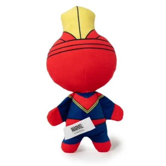 Buckle-Down Dog Toy Squeaker Plush - Marvel Comics Kawaii Captain Marvel Standing Pose image {2}