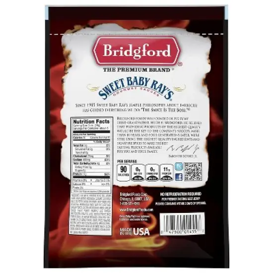 Bridgford Sweet Baby Ray&rsquo;s Beef Jerky Sweet N Spicy 6.2 oz - Ready-to-Eat High Protein Sweetened Spicy Beef Jerky for On-the-Go Snacking image {1}