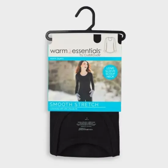 Warm Essentials by Cuddl Duds Women's Smooth Stretch Thermal Scoop Neck Top image {5}