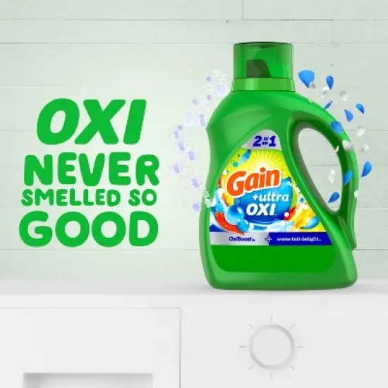 Gain Liquid Oxi Waterfall Laundry Detergent image {3}