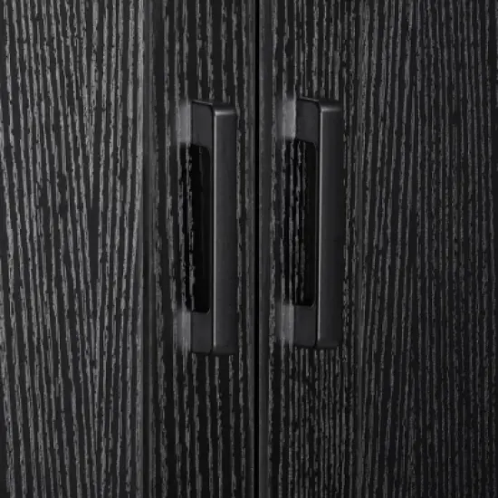 HOMCOM 67" Freestanding Kitchen Pantry, 4-Door Storage Cabinet Organizer with Adjustable Shelves and Doors image {5}