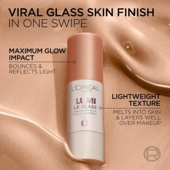 L'Oreal Paris Lumi Le Glass Highlighter Stick - 0.25oz image {6}