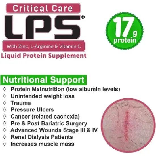 LPS Critical Care HONEY VANILLA (32 servings) image {3}